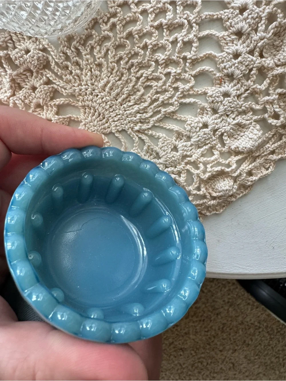 Mosser Georgia Blue Diamond Point Fairy Lamp